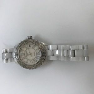 Swiss Legend Ceramic and Diamond watch MOP face